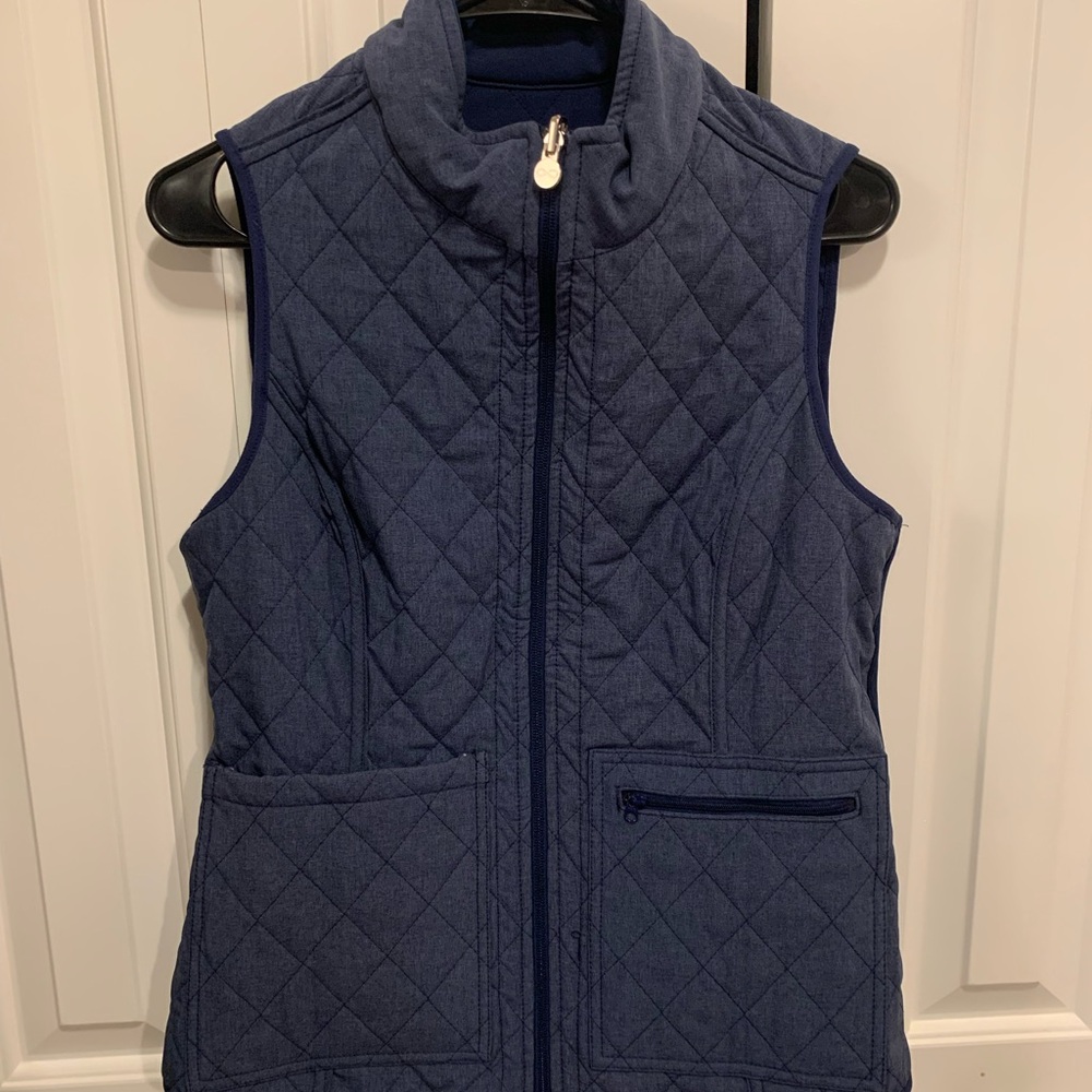Cherokee Infinity Navy Quilted Vest